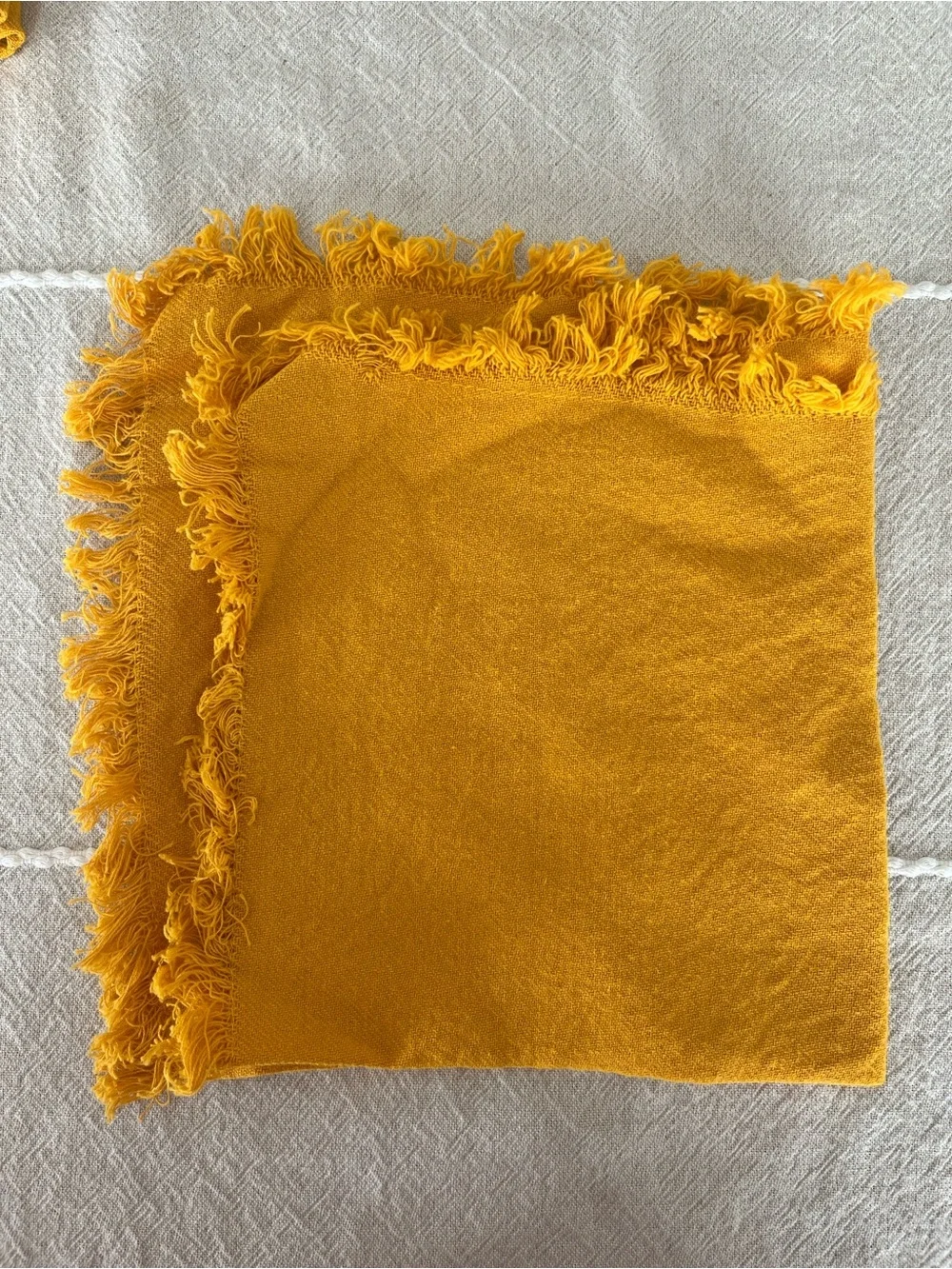 Golden Yellow Cloth Dinner Napkins - Pack of 8